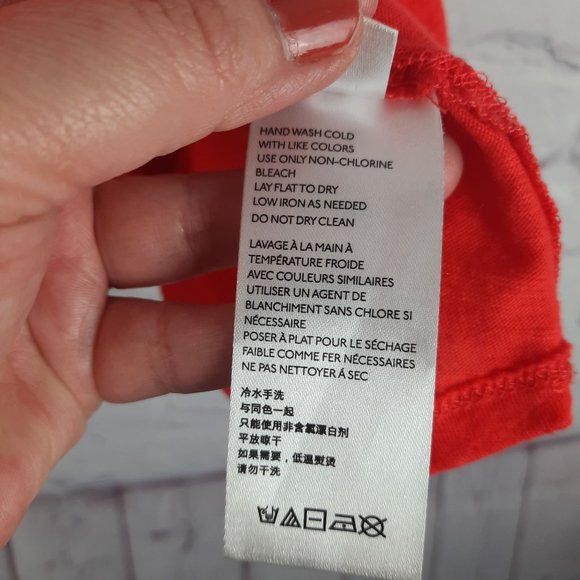 Free People We the Free Orange Short Sleeve Tee - Picture 6 of 11